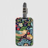 ウィリアム・モリス・イチゴ泥棒ラゲッジタグ ラゲッジタグ (正面縦)