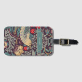 ウィリアム・モリス・イチゴ泥棒ラゲッジタグ ラゲッジタグ (正面横)