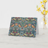 ウィリアム・モリス - イチゴ泥棒 カード (黄色い花)