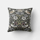 ウィリアム・モリス「イチゴ泥棒」 #1 クッション (裏面)