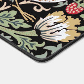 ウィリアム・モリス・イチゴ泥棒Iブラックバード デスクマット (コーナー)