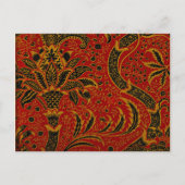 ウィリアム・モリス – インド、ヴィンテージ型 ポストカード (正面)