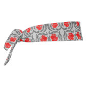 ウィリアム・モリス・インペリアル、シルバー・グレーとレッド タイヘッドバンド (回転270)