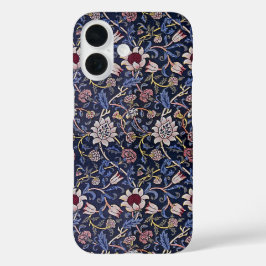 ウィリアム・モリス・イヴェンロデ花柄 iPhone 16ケース
