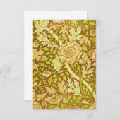 ウィリアム・モリス-ウィリアム・モリスのデザイン エンクロージャーカード (正面/裏面)