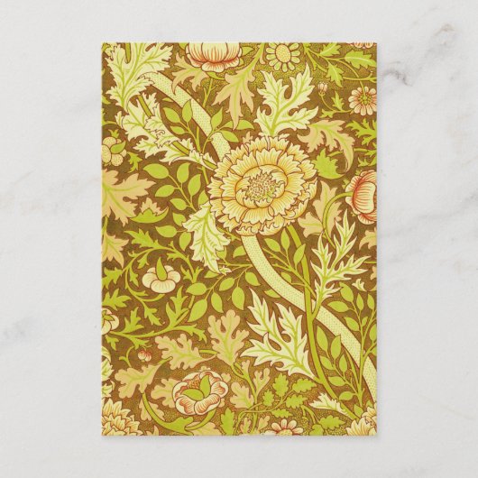 ウィリアム・モリス-ウィリアム・モリスのデザイン エンクロージャーカード (正面)