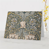 ウィリアム・モリス-ウィリアム・モリスの芸術 カード (黄色い花)