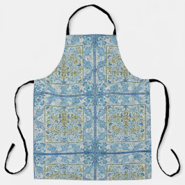 ウィリアム・モリス&ウィルヘルミナスタイルプリント エプロン