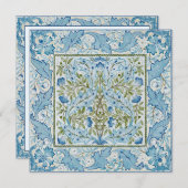 ウィリアム・モリス&ウィルヘルミナスタイルプリント サンキューカード (正面/裏面)