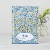 ウィリアム・モリス&ウィルヘルミナスタイルプリント 招待状 (スタンド正面)