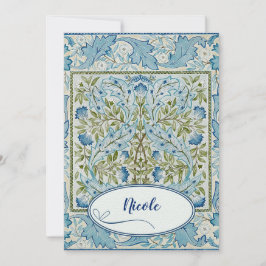 ウィリアム・モリス&ウィルヘルミナスタイルプリント 招待状