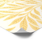 ウィリアム・モリス・ウィロー自然インスパイアボタニカル ポスター (角)