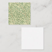 ウィリアム・モリス・ウィロー・バウ スクエア名刺 (正面/裏面)