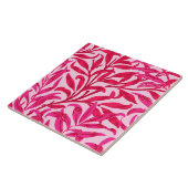 ウィリアム·モリス·ウィロー·バウ、明るい赤紫色·ピンク タイル (側面)