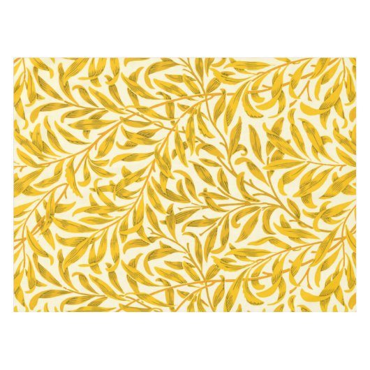 ウィリアム・モリス「ウィロー・バウ」 2 テーブルクロス (正面(横))