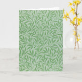 ウィリアム・モリス・ウィロー・パターン カード (黄色い花)