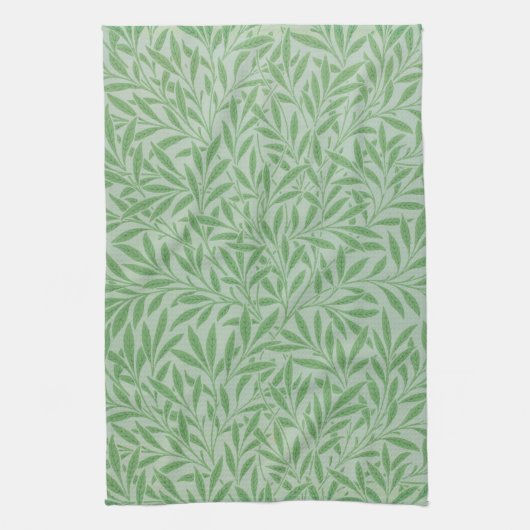 ウィリアム・モリス・ウィロー・パターン キッチンタオル (縦)