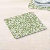 ウィリアム・モリス・ウィロー・パターン スクエアペーパーコースター (アングル)