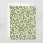 ウィリアム・モリス・ウィロー・パターン ポストカード (正面/裏面)