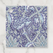 ウィリアム・モリス・ウィンドルシュ青フローラ花 フェイバータグ (正面)