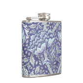 ウィリアム・モリス・ウィンドルシュ青フローラ花 フラスク (右)