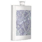 ウィリアム・モリス・ウィンドルシュ青フローラ花 フラスク (右)