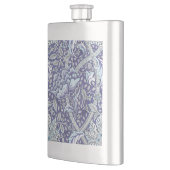 ウィリアム・モリス・ウィンドルシュ青フローラ花 フラスク (左)