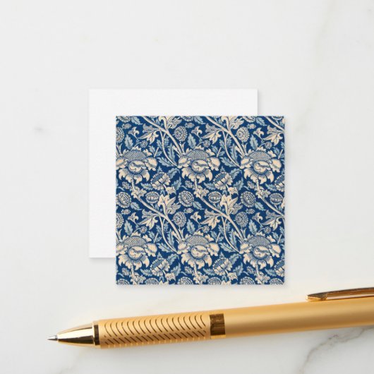 ウィリアム・モリス - ウェイ、1883 エンクロージャーカード (正面/裏面インサイチュ)