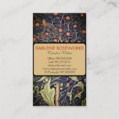 ウィリアム・モリス・ウッドペッカーオレンジ・オブ・ライフ 名刺 (裏面)