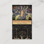 ウィリアム・モリス・ウッドペッカーオレンジ・オブ・ライフ 名刺 (正面)