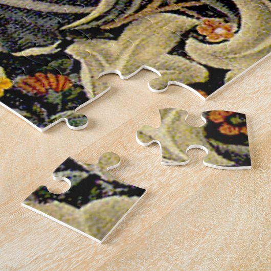 ウィリアム・モリス・ウッドペッカータペストリー工芸品 ジグソーパズル (側面)