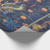 ウィリアム・モリス・ウッドペッカータペストリー工芸品 ラッピングペーパー (角)