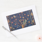 ウィリアム・モリス・ウッドペッカータペストリー工芸品 長方形シール (封筒)