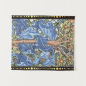 ウィリアム·モリス·ウッドペッカー·タペストリー·フローラヴィンテージ タペストリー (正面(横))