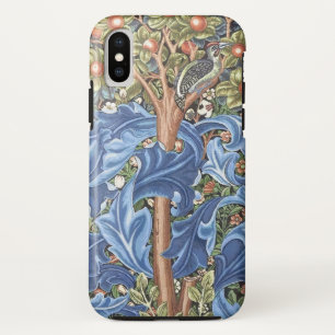 ウィリアム·モリス·ウッドペッカー·タペストリー·フローラヴィンテージ iPhone X ケース