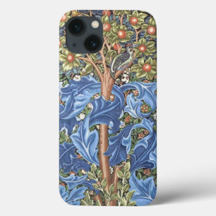 ウィリアム·モリス·ウッドペッカー·タペストリー·フローラヴィンテージ iPhone 13ケース