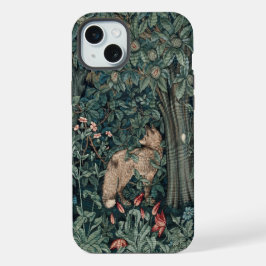 ウィリアム・モリス ウッドランド タペストリー フォックス iPhone 15 PLUSケース