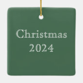 ウィリアム・モリス・ウッドランド・タペストリー・ラビット セラミックオーナメント (裏面)