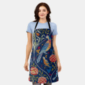 ウィリアム・モリス エプロン (着用した状態)