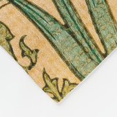 ウィリアム・モリス・エレガントバラ・パターン フリースブランケット (角)