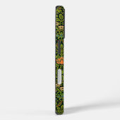 ウィリアム・モリス – オダマキ（植物）、ダークグリーン、 Case-Mate iPhoneケース (裏面 / 右)