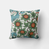 ウィリアム・モリス・オレンジオーチャード クッション (裏面)