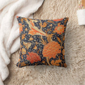 ウィリアム・モリス・オレンジカレー クッション (ブランケット)