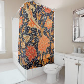 ウィリアム・モリス・オレンジカレー シャワーカーテン (インサイチュ)