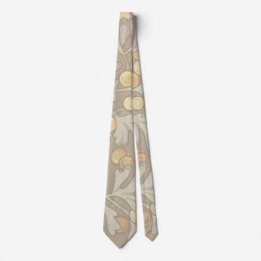 ウィリアム・モリス・オークとアコーンネックタイ ネクタイ (正面)