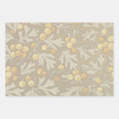 ウィリアム・モリス・オークアンドアコーンラッピング紙 ラッピングペーパーシート (正面2)