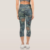 ウィリアム・モリス・オーチャードパターンアート カプリレギンス (裏面)