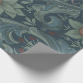 ウィリアム・モリス・オーチャードパターンアート ラッピングペーパー (角)