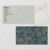 ウィリアム・モリス・オーチャードパターンアート 名刺 (正面/裏面)
