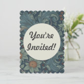 ウィリアム・モリス・オーチャードパターンアート 招待状 (スタンド正面)